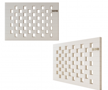 Modern Cement Brick Screen Partition-ID:524089389