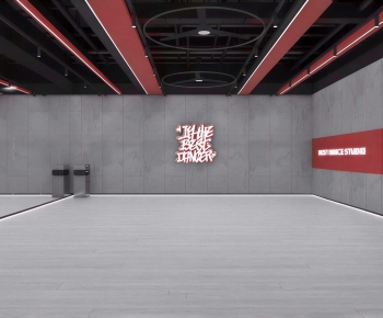 Industrial Style Dance Classroom-ID:755022057
