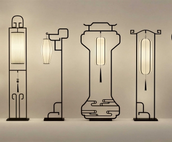 New Chinese Style Floor Lamp-ID:549431093
