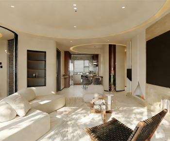 Modern A Living Room-ID:410358911