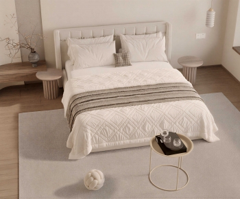 Modern Double Bed-ID:696919089