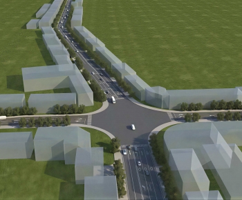Modern Architectural Bird's-eye View Planning-ID:107119178