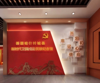 New Chinese Style Exhibition Hall-ID:168565993
