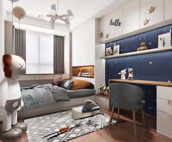 Modern Boy's Room And Son's Room-ID:226002931