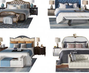 Modern Double Bed-ID:531928065