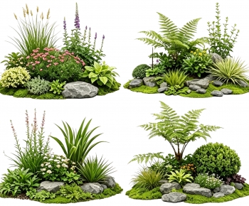 New Chinese Style Plant Landscaping-ID:789360053