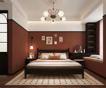 French Style Bedroom-ID:256470929