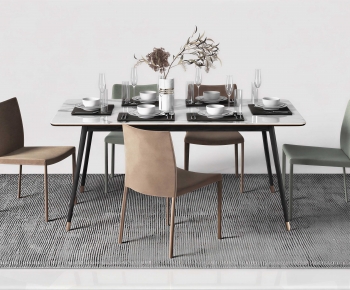 Modern Dining Table And Chairs-ID:632633921
