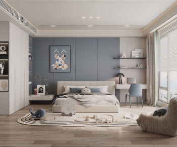 Modern Boy's Room And Son's Room-ID:854942082