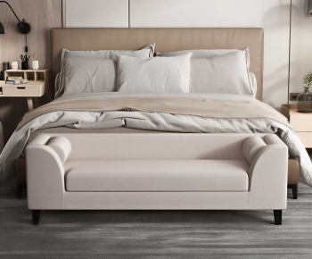Modern Double Bed-ID:440865993