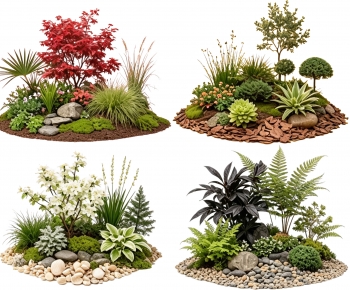 New Chinese Style Plant Landscaping-ID:959235911