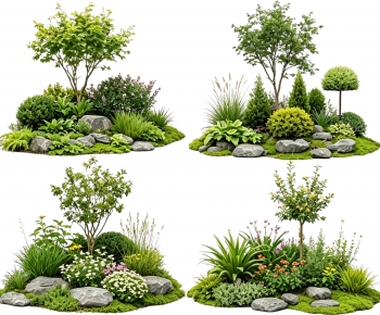 New Chinese Style Plant Landscaping-ID:818447113