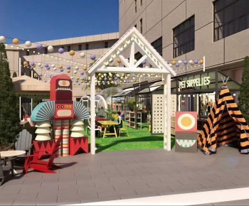 Modern Commercial Street-ID:958045961