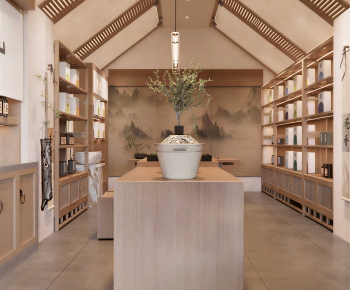 New Chinese Style Teahouse Tea House-ID:603410012