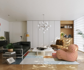 Modern A Living Room-ID:277673014