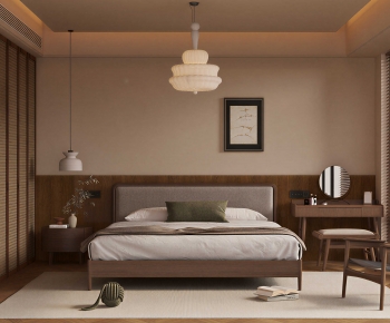 Wabi-sabi Style Bedroom-ID:137441256