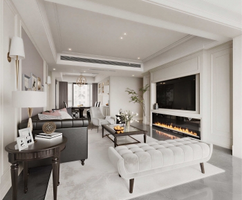 Modern A Living Room-ID:209496028