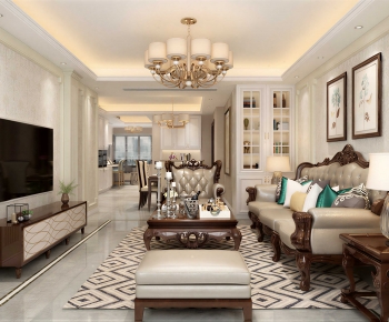 European Style A Living Room-ID:559784891