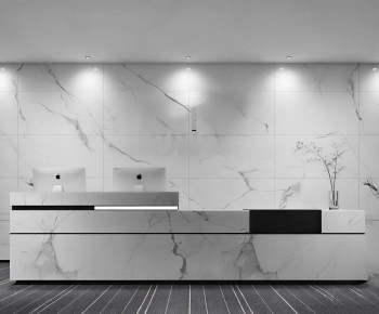 Modern Office Reception Desk-ID:478358039