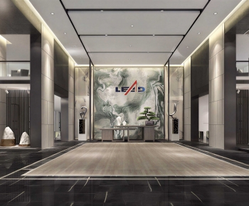 Modern Office Reception Desk-ID:602999937