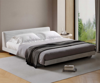 Modern Double Bed-ID:126060965