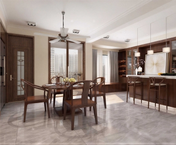 New Chinese Style Dining Room-ID:207803967
