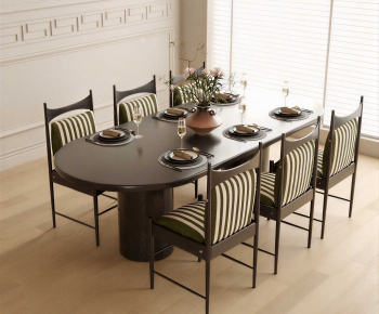 Modern Dining Table And Chairs-ID:393342028