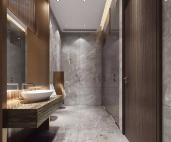 Modern Public Toilet-ID:384675032