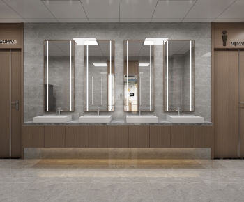 Modern Public Toilet-ID:805191048