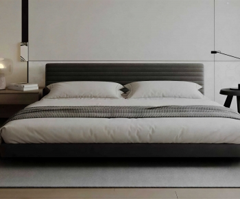 Modern Double Bed-ID:600152971
