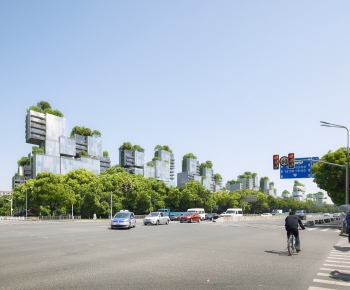 Modern Commercial Street-ID:491734034