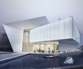 Modern Exhibition Hall-ID:234539034