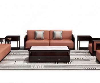 New Chinese Style Sofa Combination-ID:539136895