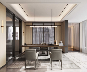 New Chinese Style Tea House-ID:264584066