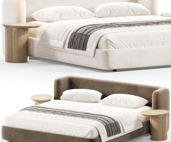 Modern Double Bed-ID:759269957