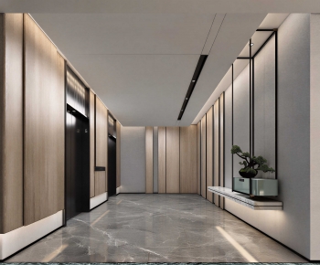 Modern Office Elevator Hall-ID:326334952