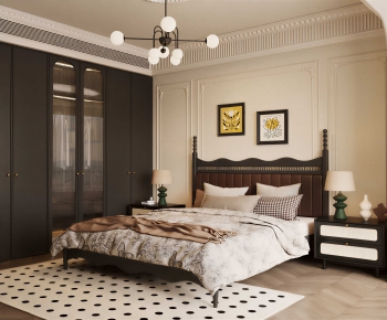French Style Bedroom-ID:417810926