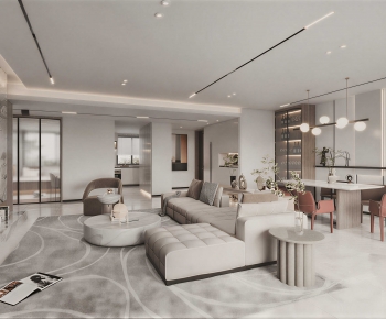 Modern A Living Room-ID:678263903