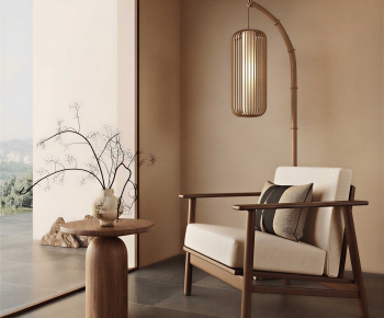 New Chinese Style Lounge Chair-ID:202111012