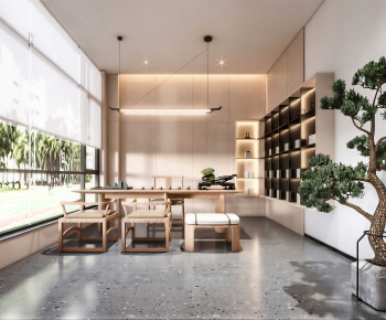 New Chinese Style Tea House-ID:667217971