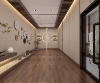 New Chinese Style Office Aisle-ID:218240981