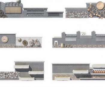 Chinese Style Building Component-ID:600569017