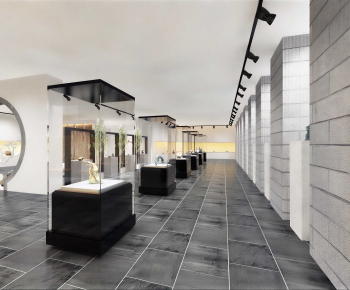 Modern Exhibition Hall-ID:577374948