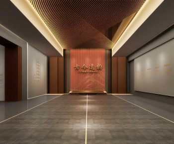 New Chinese Style Exhibition Hall-ID:308675051
