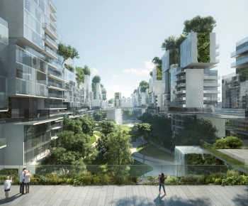 Modern Appearance Of Commercial Building-ID:649898057