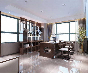 New Chinese Style Manager's Office-ID:625883101