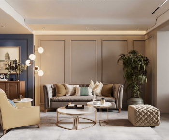 Modern A Living Room-ID:155399088