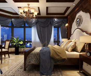 American Style Bedroom-ID:482639074