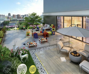 Modern Courtyard/landscape-ID:783400063