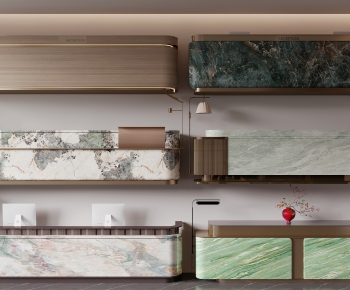New Chinese Style Reception Desk-ID:420631892